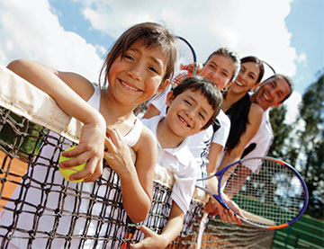 Family tennis